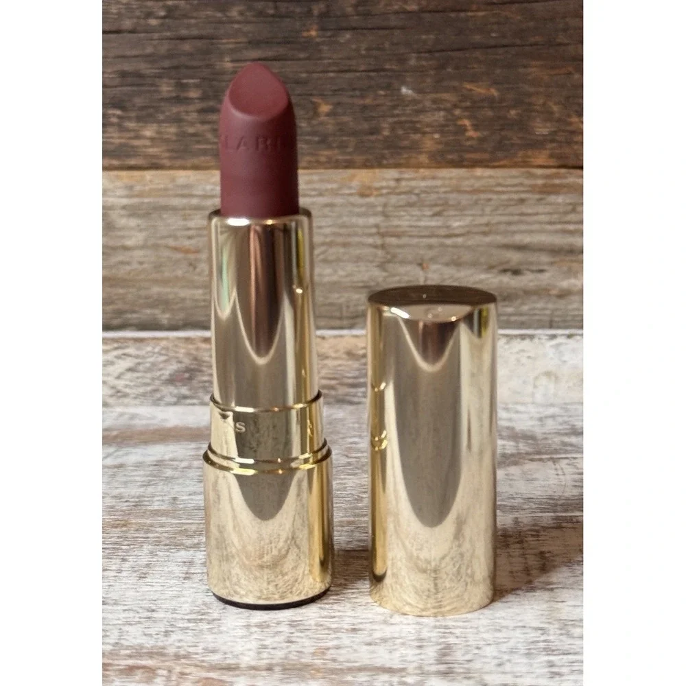 Clarins 738V Joli‎ Rouge Velvet Matte Lipstick | Royal Plum (Deep Mauve)